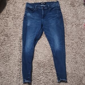 Express Dark Blue Skinny Jeans